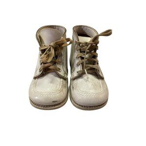 Vintage Baby Walking Shoes 5? Used Leather *some wear